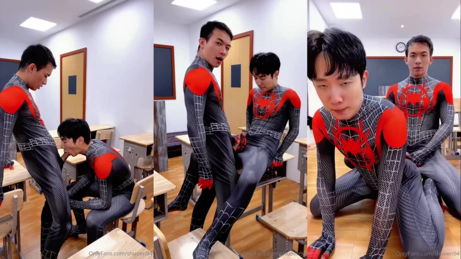 Onlyfans – 微翹EN (shuoen94) × 草食男 Vegan Twink – 汁蛛人 發射日